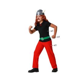 Disfraz Galo Rojo Infantil Niños 10-12 Años - Temática Romanos - Carnaval y Cumpleaños Disfraz Galo Rojo Infantil Niños 10-12 Años - Temática Romanos - Carnaval y Cumpleaños