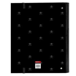 Carpeta de anillas Safta California Negro 27 x 32 x 3.5 cm