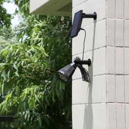 Lumisky LUM3666162005849 Foco solar Proyector 2 en 1 para pegar o fijar, LED blanco, SPIKY AWAY, W34 H42 cm