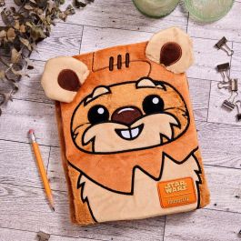 LOUNGEFLY Cuaderno Star Wars Ewok Return of the Jedi de Felpa Vegana 15x20cm