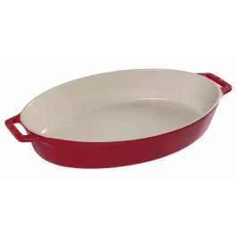Staub Fuente para Horno de Cerámica Ovalada, Color Cereza, 37cm Precio: 59.50000034. SKU: B1BVBR9BSB