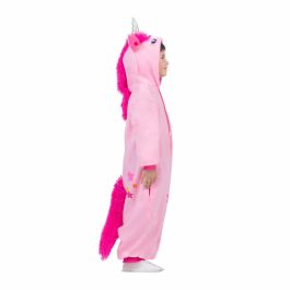 Disfraz unicornio rosa talla unica child (kigurumi con capucha y cola) Disfraz unicornio rosa talla unica child (kigurumi con capucha y cola)