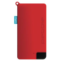 Veho Veho Pebble Pokket 1000mAh micro size keyring Power Bank - Red 