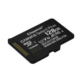 Kingston SDCS3/128GB Tarjeta microSDXC Canvas Select Plus 128GB 150MB/s A1 V10 U1 para Android con Adaptador SD Kingston SDCS3/128GB Tarjeta microSDXC Canvas Select Plus 128GB 150MB/s A1 V10 U1 para Android con Adaptador SD