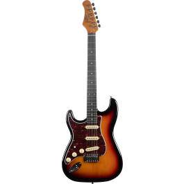 EKO Guitarra Eléctrica Starter ST300 Tipo Stratocaster Sunburst (Zurdos)