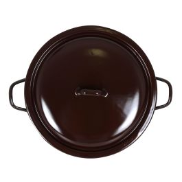 La Estrella Olla Abombada con Tapa 28 cm - 11 L Fuego (2 Unidades)