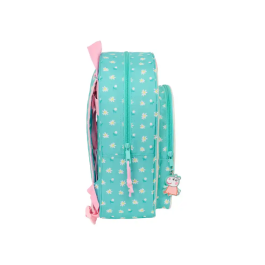 Mochila Escolar Peppa Pig Pretty flowers Amarillo Menta 26 x 34 x 11 cm