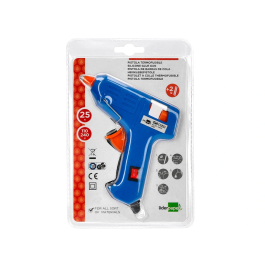 Liderpapel Pistola de Silicona Caliente Mini 25W con Gatillo Dispensador y 2 Barras de Repuesto 7mm