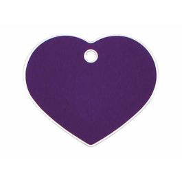 Placa identificativa Imarc Heart Lila