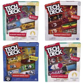 Spin Master 6028845 Tech Deck Skate Shop Bonus Pack - Kit para Construir Monopatines con Tablas, Ruedas y Herramientas +6 años