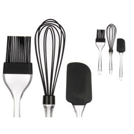Set 3 Pzs Utensilios Silicona Kinvara 15X34CM (8 Unidades) Set 3 Pzs Utensilios Silicona Kinvara 15X34CM (8 Unidades)