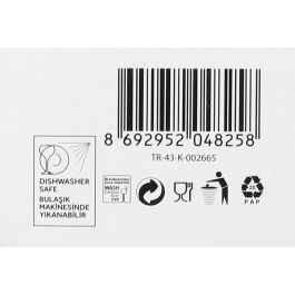 Lav Set 6 Vasos Tubo 315 Cc Colección Ada Ø6x16.6cm