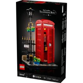LEGO Ideas Cabina Telefónica Roja de Londres 21347 - Juego de Construcción de Plástico con 1460 Piezas para Adultos
