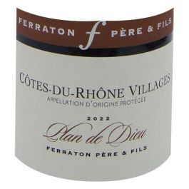 Domaine Ferraton 2022 Côtes du Rhône Villages Plan de Dieu - Vino tinto del Valle del Ródano