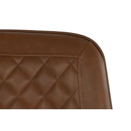 DKD Home Decor Silla Vintage Camel 52 x 85 x 48 cm (4 Unidades)