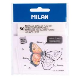 Milan Bloc Notas Adhesivas Plástico Translúcidas Removibles 76x76 mm 50H Precio: 1.5900005. SKU: B1CW2WQMHK