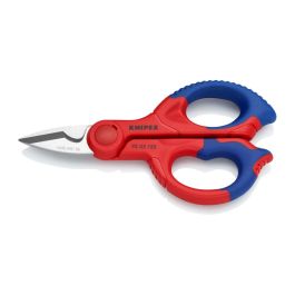 Knipex 9505155sb Tijeras de electricista con microdentado, cortacables y portaherramientas, 130x32x155mm Precio: 26.49999946. SKU: S7913420