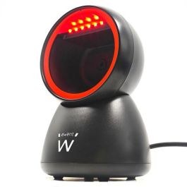 Ewent Lector de Código de Barras Ew3450 2D, Escaneo Omnidireccional y Manos Libres, Compatible con USB