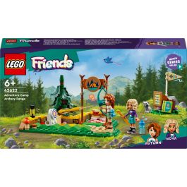 LEGO 42622 Campamento Aventura: Área Tiro Con Arco con mini personajes Autumn y Nova y diana que cae
