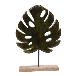 DKD Home Decor Decoración Tropical Hoja Verde Natural Mango Esmaltado 7 x 41 x 29 cm (2 Unidades) Precio: 39.49999988. SKU: B1KHBRBDYD