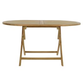 Mesa Terraza Y Jardin DKD Home Decor Natural Marron 90 x 75 x 150 cm Set de 5 Mesa Terraza Y Jardin DKD Home Decor Natural Marron 90 x 75 x 150 cm Set de 5