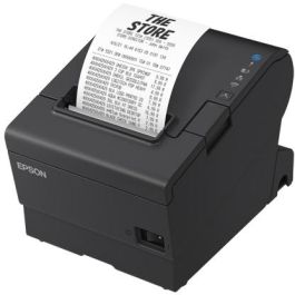Epson TM-T88 VII Impresora de Tickets Térmica, Ancho Papel 80mm, USB-Ethernet, Negra