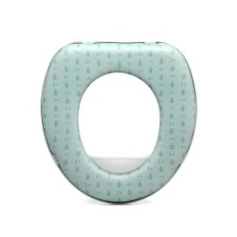 KioKids Asiento Reductor de WC Acolchado para Niños +12 Meses - Color Salvia, Colección Petits Moments