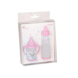 1 set 2 biberones en rosa 1 set 2 biberones en rosa