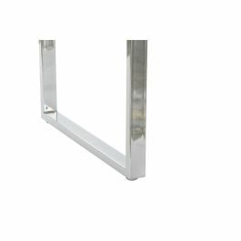 DKD Home Decor Escritorio Moderno Blanco Plateado de MDF y Metal, Desmontable, 120 cm Ancho x 55 cm Fondo x 76 cm Alto DKD Home Decor Escritorio Moderno Blanco Plateado de MDF y Metal, Desmontable, 120 cm Ancho x 55 cm Fondo x 76 cm Alto
