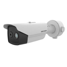 Hikvision Cámara Térmica IP Bullet 25mm 384x288 (4M 12.4mm) IP67 NEMA 4X, Medición Temperatura, Audio, Alarma, PoE Precio: 2916.44122. SKU: B1FLTCEG2T