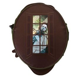 Loungefly Bolso Michael Myers Halloween Piel Vegana con Detalles Bordados y Que Brillan en la Oscuridad, Correa Ajustable