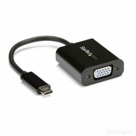 Adaptador USB C a VGA Startech CDP2VGA Negro Adaptador USB C a VGA Startech CDP2VGA Negro