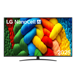 LG 65NANO81A6A Smart TV NanoCell AI 65" 4K UHD con webOS 25, Procesador a7 Gen8, Colores Puros, Gaming Cloud & HDMI 2.1 Negro Precio: 707.50000024. SKU: B1CPVAM6BF
