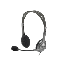 Logitech H110 Stereo Headset Auriculares con Micrófono, Sonido Estéreo, Conexión 3.5mm para PC, Tablet y Móvil, Diseño Cómodo Precio: 9.5000004. SKU: S0201535