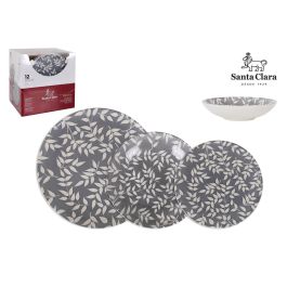 Inde Vajilla Berna Monaco 12 Piezas Brillo-Redo - Plato 26 cm, Taza 21 cm, Tazón 20 cm (2 Unidades) Precio: 104.217905. SKU: B126ASKPHF