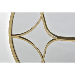 DKD Home Decor Espejo Árabe Dorado de Metal - 80 x 80 cm DKD Home Decor Espejo Árabe Dorado de Metal - 80 x 80 cm