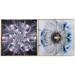 DKD Home Decor Cuadro Blanco Granate 3 x 80 x 80 cm (2 Unidades) Precio: 121.49999983. SKU: B12ZA88JAP