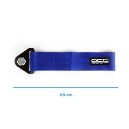 OCC Motorsport OCCRC011 Cinta de Remolque Azul de Nylon para Coche, Alta Resistencia 3000kg, 25x5cm, Uso Racing y Particular