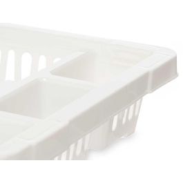 Escurridor Plato Plastico Pequeño Blanco Kinvara 42X7CM (24 Unidades) Escurridor Plato Plastico Pequeño Blanco Kinvara 42X7CM (24 Unidades)
