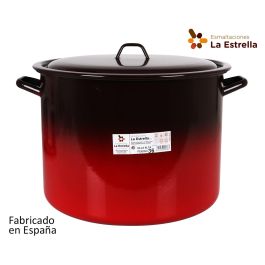 Olla Alta con Tapa Fuego 36 cm - 30 Litros La Estrella Olla Alta con Tapa Fuego 36 cm - 30 Litros La Estrella