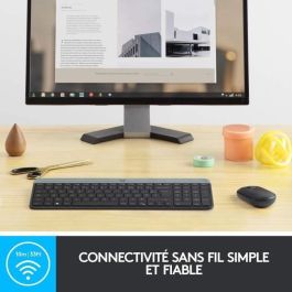 Logitech - MK470 Ultra-Slim Wireless Keyboard + Mouse y Silent Wireless System - Diseño compacto y plano - Receptor USB de 2,4 GHz