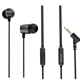 Auriculares Intrauditivos Aiwa ESTM-30BK/ con Micrófono/ Jack 3.5/ Negros Precio: 10.50000006. SKU: B12T26PP6B