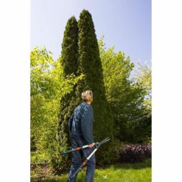 Gardena TeleCut Cortasetos Telescópico con Cuchillas Onduladas Antiadherentes, Brazos Extensibles de Aluminio +20cm, Longitud de Corte 25cm