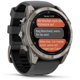 Garmin fenix 8 Pro (51mm) graphit/titan Reloj GPS para Deporte AMOLED Pantalla Táctil 32GB Resistencia Agua 10 ATM