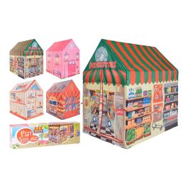 Casa de tela infantil 95x72x102cm, juegos de colores surtidos
