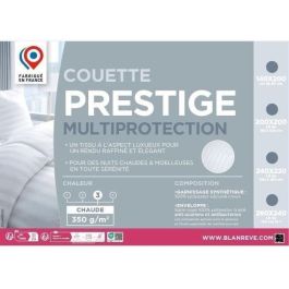 Blanreve BLA3245841712768 Edredón Multiprotección Prestige 220x240 cm 2 Personas 100% Poliéster Satén Rayas