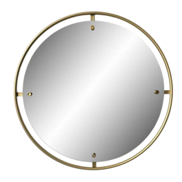 DKD Home Decor Espejo Glam 90x90 cm Dorado con Marco de Hierro y Cristal 4mm Precio: 152.99787041. SKU: B15E6YLEMY