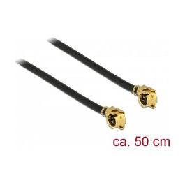 DeLOCK 89611 Cable Antena MHF I (I-PEX) a MHF I (I-PEX) 1.13 mm, 0.5 m / 50 cm, Negro, Dorado, 50 Ω Precio: 24.50000014. SKU: B17L5FZN33