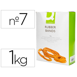 Q-connect Gomillas elásticas número 7, 1000 gr, 70 x 2 mm Precio: 14.49999991. SKU: B1HVCREHEQ