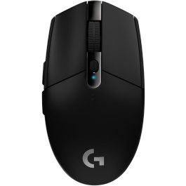 Logitech 910-005282 Ratón Gaming Inalámbrico G305 Lightspeed con Sensor HERO, 12000 DPI, 250h batería, 99g y 6 botones, Negro